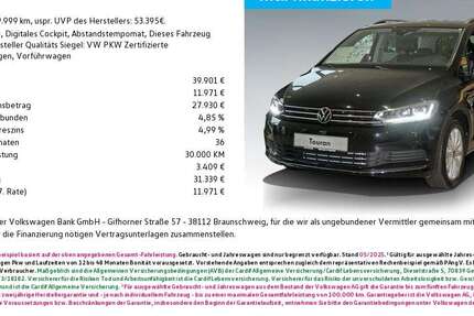 VW Touran 9.999 km 39.901 &euro; Ingolstadt 85053