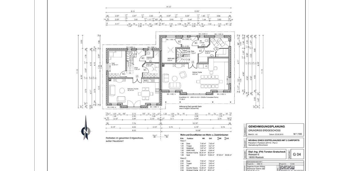 Einfamilienhaus Elmenhorst/Lichtenhagen Lichtenhagen - 9 Zimmer, 260 m&sup2;, 1.055.000&euro; | Angebot:26346687