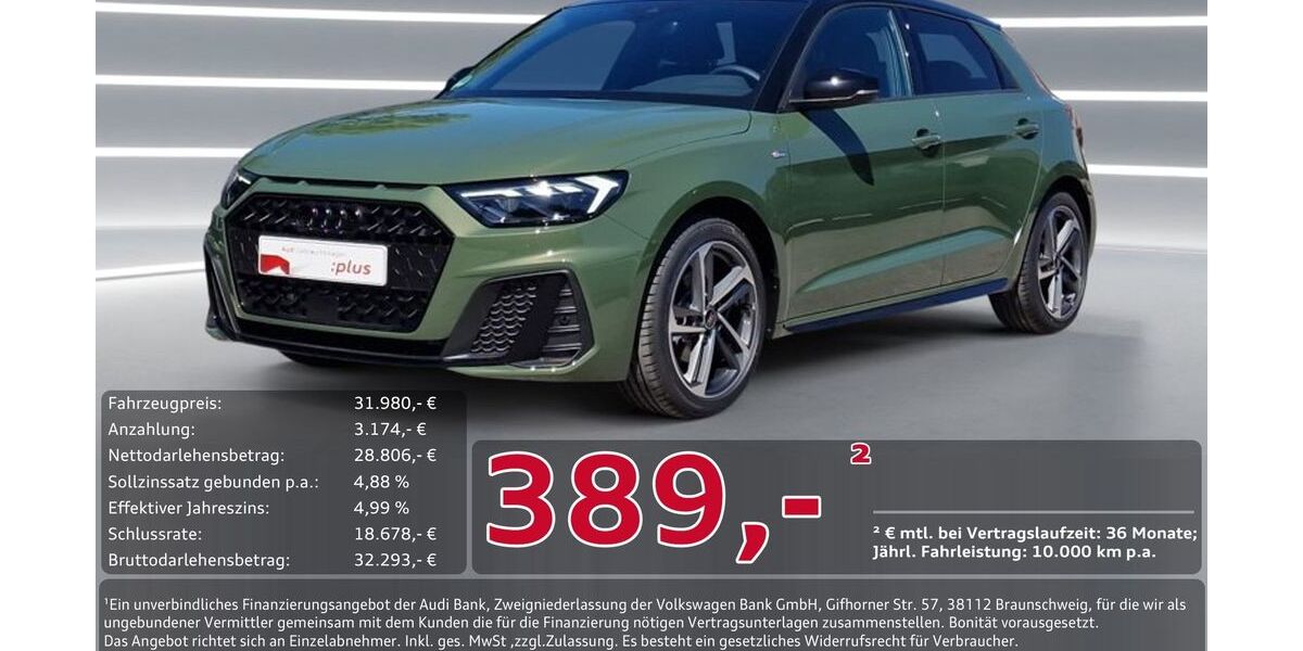 Audi A1 13.700 km 30.980 &euro; Ingolstadt 85057