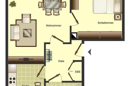 Gemütliche 2-Zimmer-Wohnung in Unna – Vielseitig und einladend 2 zimmer