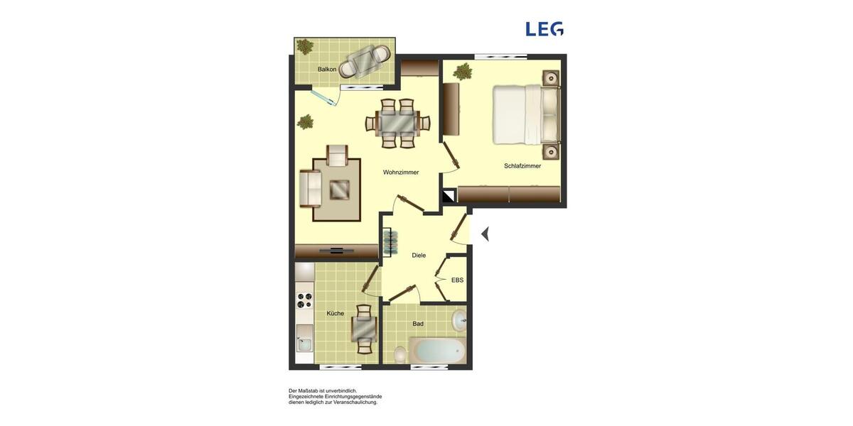 Gemütliche 2-Zimmer-Wohnung in Unna – Vielseitig und einladend 2 zimmer