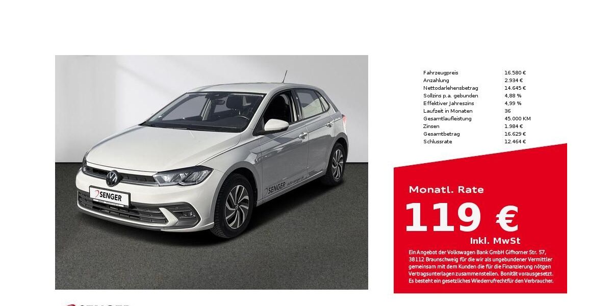 VW Polo 22.070 km 16.580 &euro; Bad Oldesloe 23843