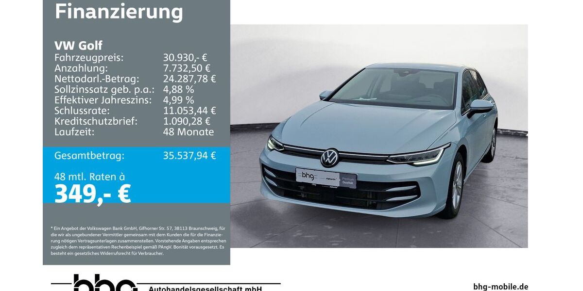 VW Golf 9.352 km 30.930 &euro; Reutlingen 72770