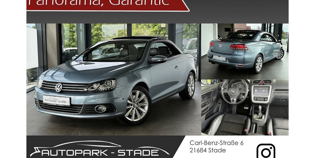VW Eos Cabrio Aut. Bi-Xen Leder Kamera Navi Tempo 104.000 km 12.999 &euro; Stade 21682