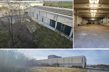 Gewerbegrundstück mit pfeilerfreier Lager- und Produktionshalle, Straßen-Zufahrt vorhanden
