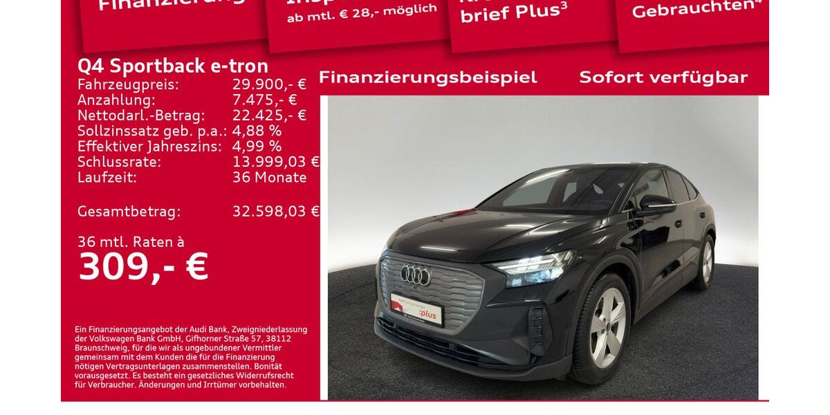 Audi Q4 e-tron 28.150 km 29.900 &euro; Berlin 12489