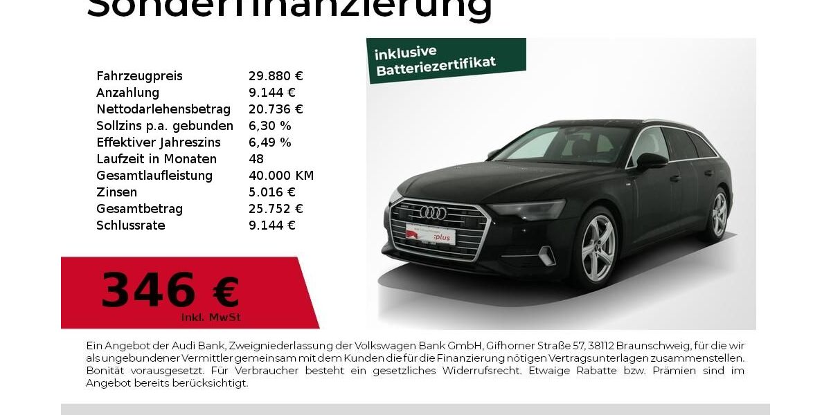 Audi A6 95.900 km 29.880 &euro; Nürnberg 90411