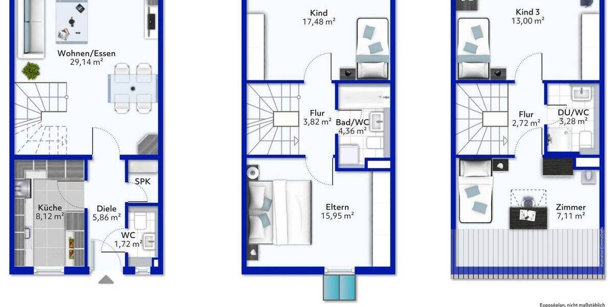 Reihenmittelhaus Heppenheim - 5 Zimmer, 112 m&sup2;, 419.000&euro; | Angebot:26205759