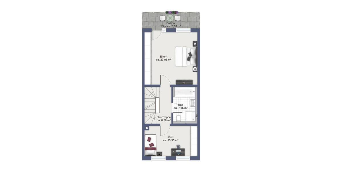 Reihenmittelhaus Kirchseeon - 4 Zimmer, 148 m&sup2;, 1.890&euro; | Angebot:26433326