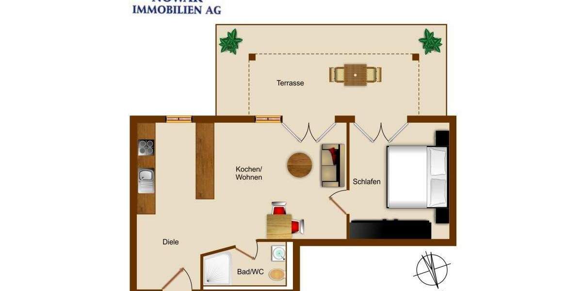 Etagenwohnung Berchtesgaden - 2 Zimmer, 51 m&sup2;, 369.000&euro; | Angebot:25781050