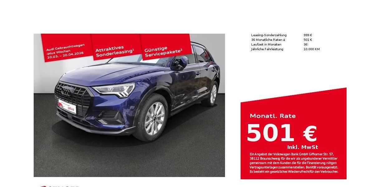 Audi Q3 5.750 km 44.880 &euro; Lübeck 23556