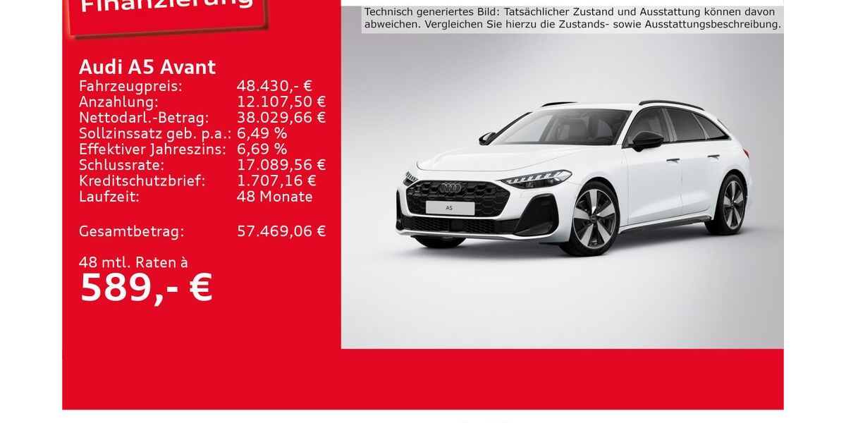 Audi A5 5.496 km 48.430 &euro; Ulm 89073