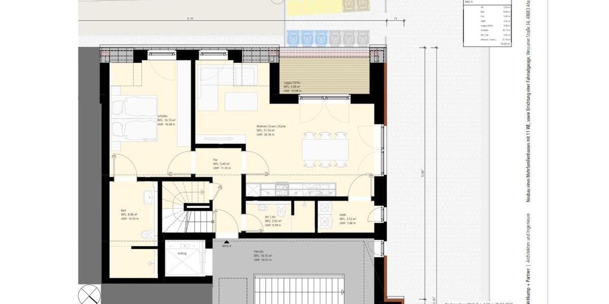 Maisonettenwohnung Ahaus - 4 Zimmer, 118 m&sup2;, 1.416&euro; | Angebot:25990260