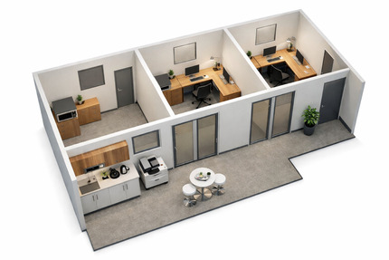 Düsseldorf-Bilk: Minibüros im beliebten Viertel von Düsseldorf 1 zimmer