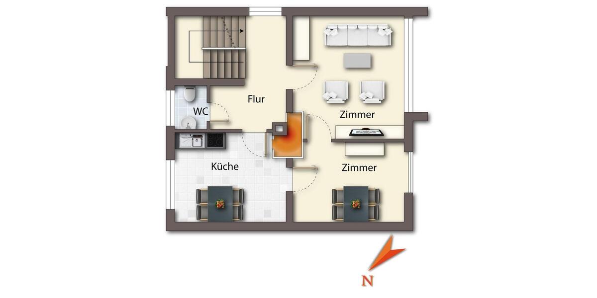 Doppelhaushälfte Balingen - 6 Zimmer, 130 m&sup2;, 1.200&euro; | Angebot:25718065