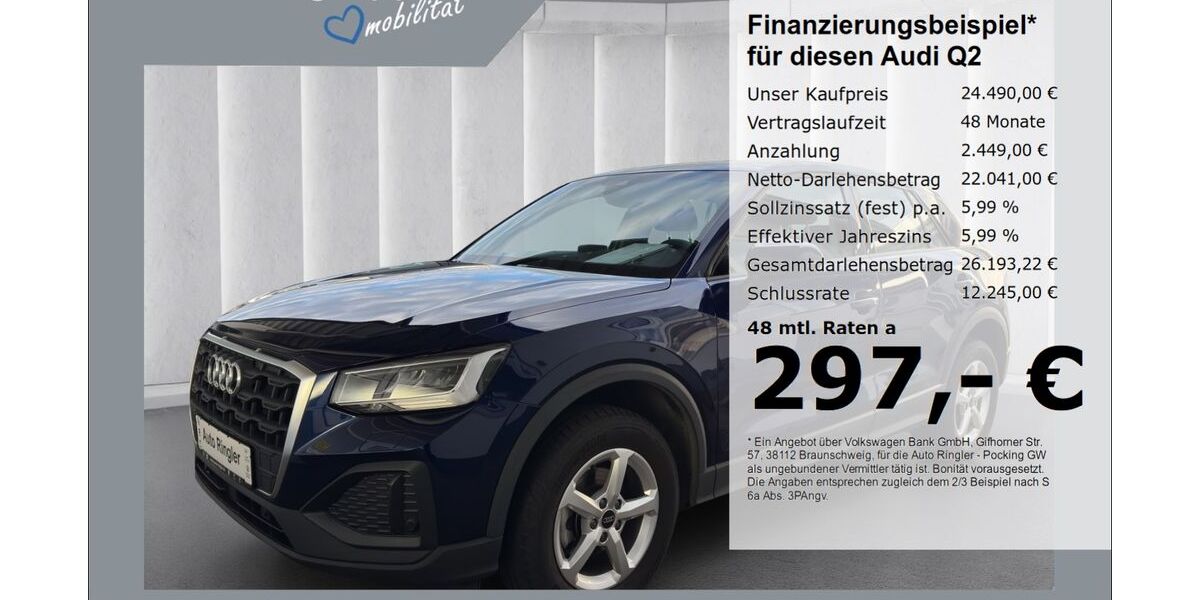 Audi Q2 11.592 km 23.990 &euro; Pocking 94060