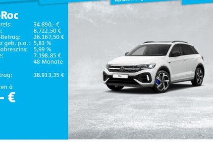 VW T-Roc 39.547 km 34.890 &euro; Langenhagen 30853