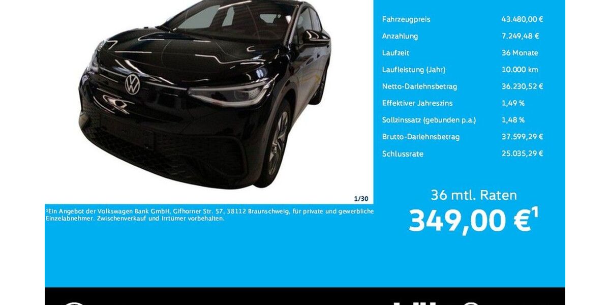 VW ID.5 15.487 km 43.480 &euro; Trier 54292