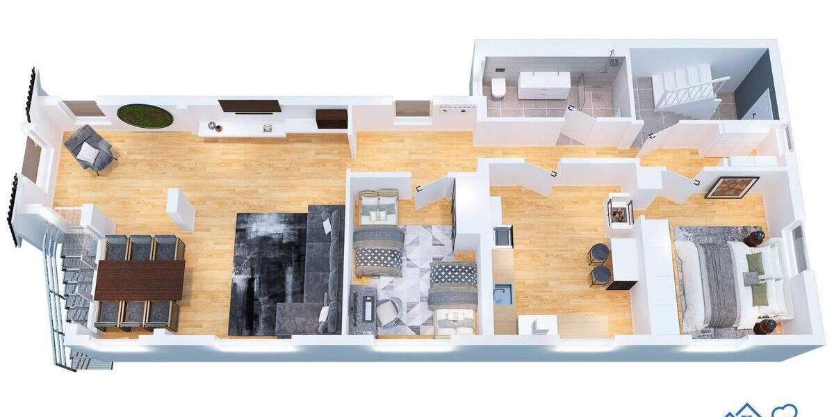 Terrassenwohnung Schönaich - 3 Zimmer, 110 m&sup2;, 599.000&euro; | Angebot:24762171