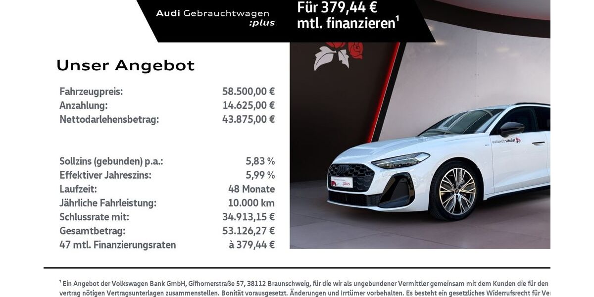 Audi A5 6.908 km 57.500 € Villingen-Schwenningen 78052