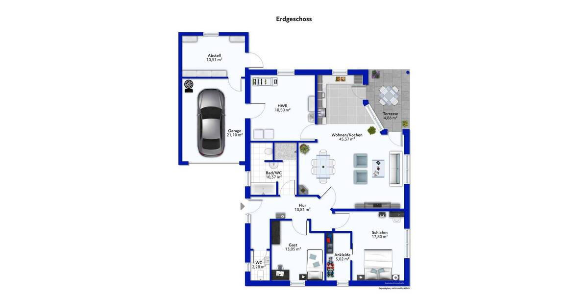 Bungalow Nordhausen - 3 Zimmer, 124 m&sup2;, 424.000&euro; | Angebot:26066499