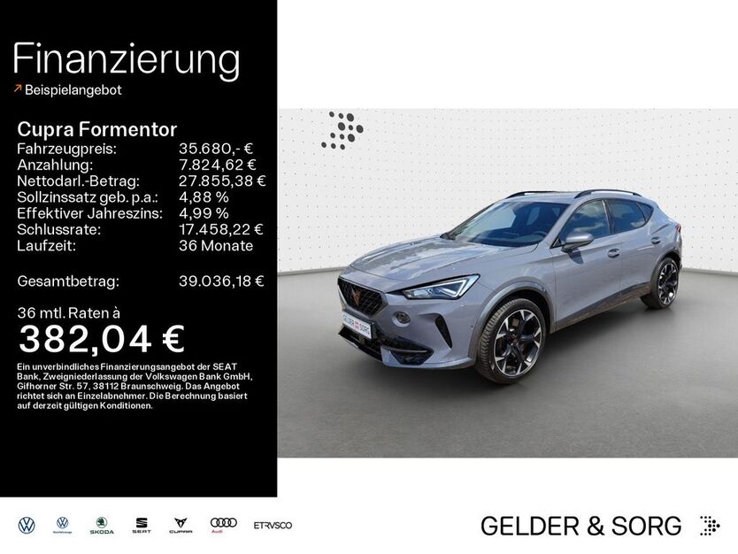 Cupra Formentor 29.500 km 35.680 € Lichtenfels 96215