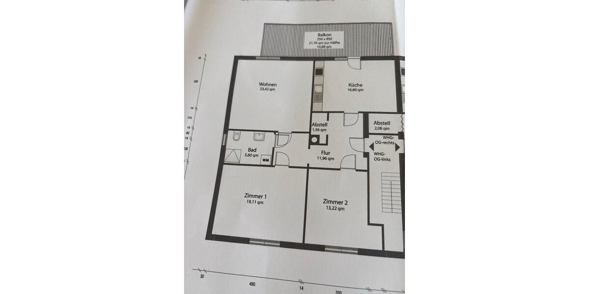 Etagenwohnung Varel - 1 Zimmer, 110 m&sup2;, 740&euro; | Angebot:26241986
