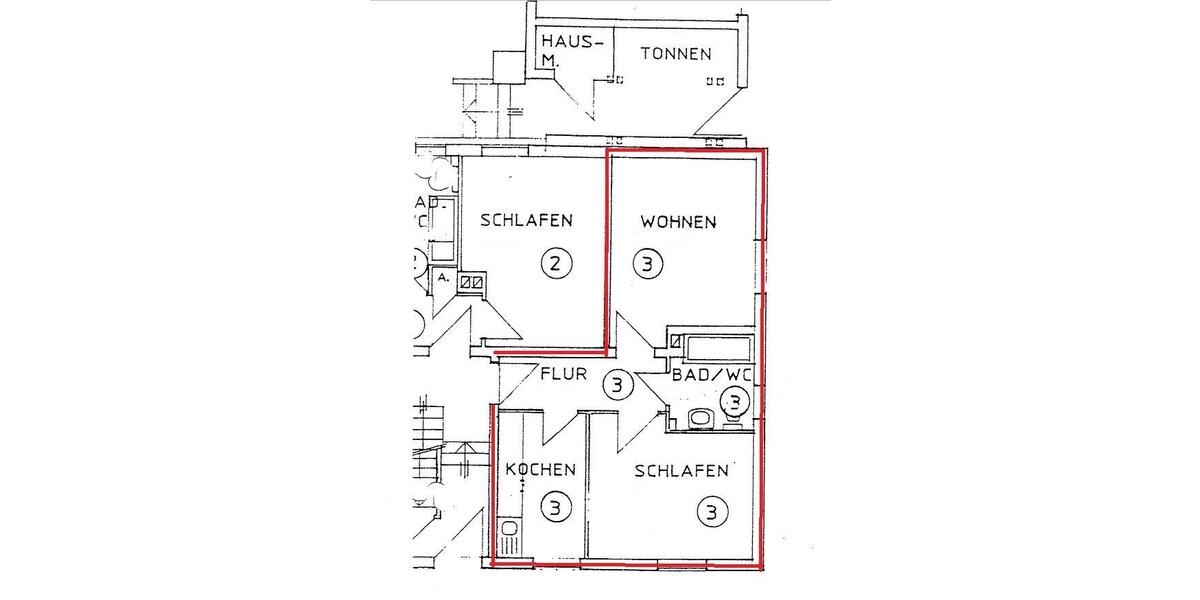 Erdgeschoßwohnung Augsburg Innenstadt - 2 Zimmer, 47 m&sup2;, 195.000&euro; | Angebot:26961339