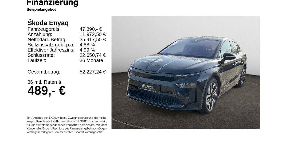 Skoda Enyaq 12.690 km 47.590 &euro; Hildesheim 31137