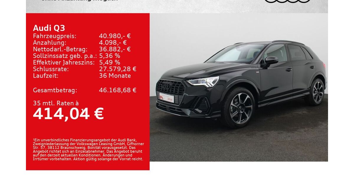 Audi Q3 17.500 km 40.980 &euro; Würzburg 97076
