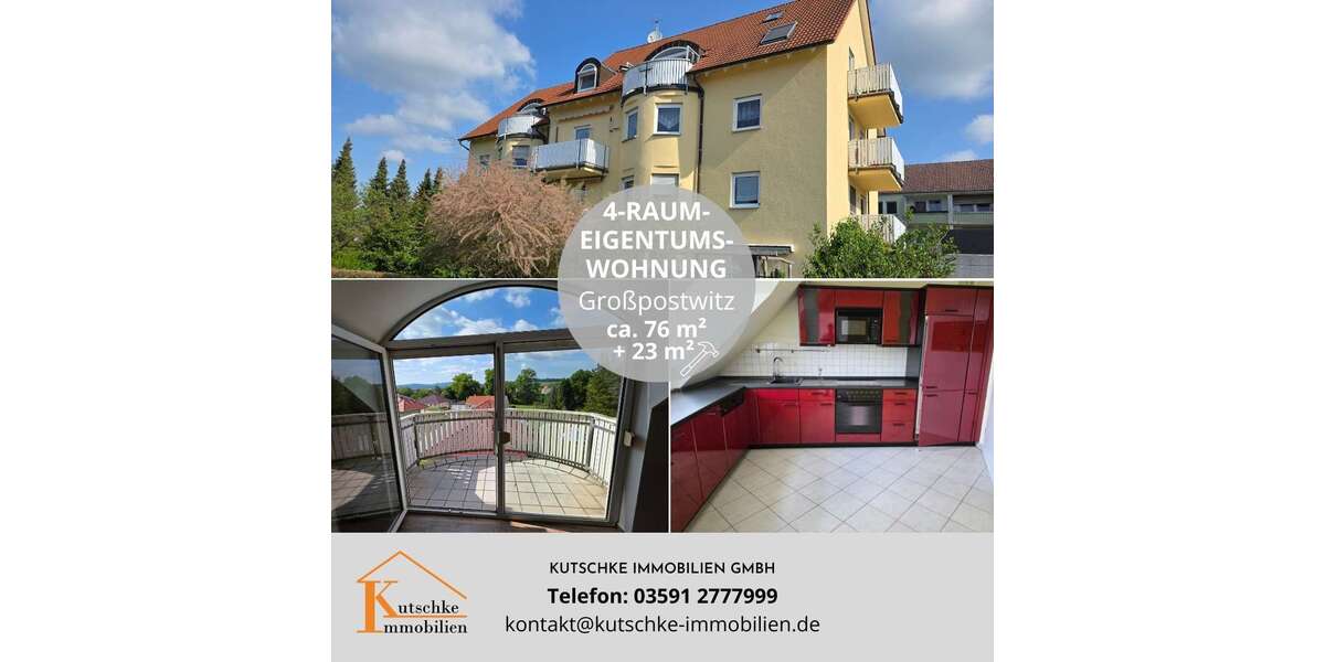 Etagenwohnung Großpostwitz - 4 Zimmer, 76 m&sup2;, 155.000&euro; | Angebot:26768448