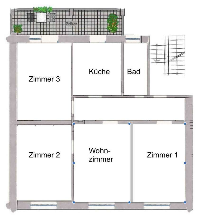 Wohnung zum Mieten in Düsseldorf Bilk 1.850 € 94 m²