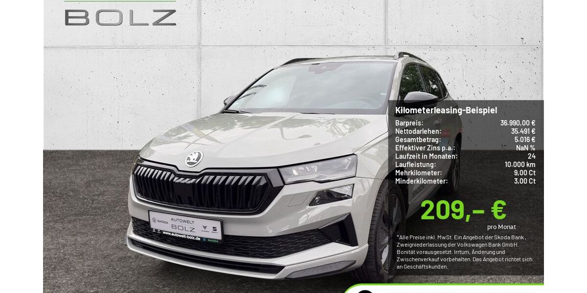 Skoda Karoq 3.333 km 36.990 &euro; Pulheim-Brauweiler 50259