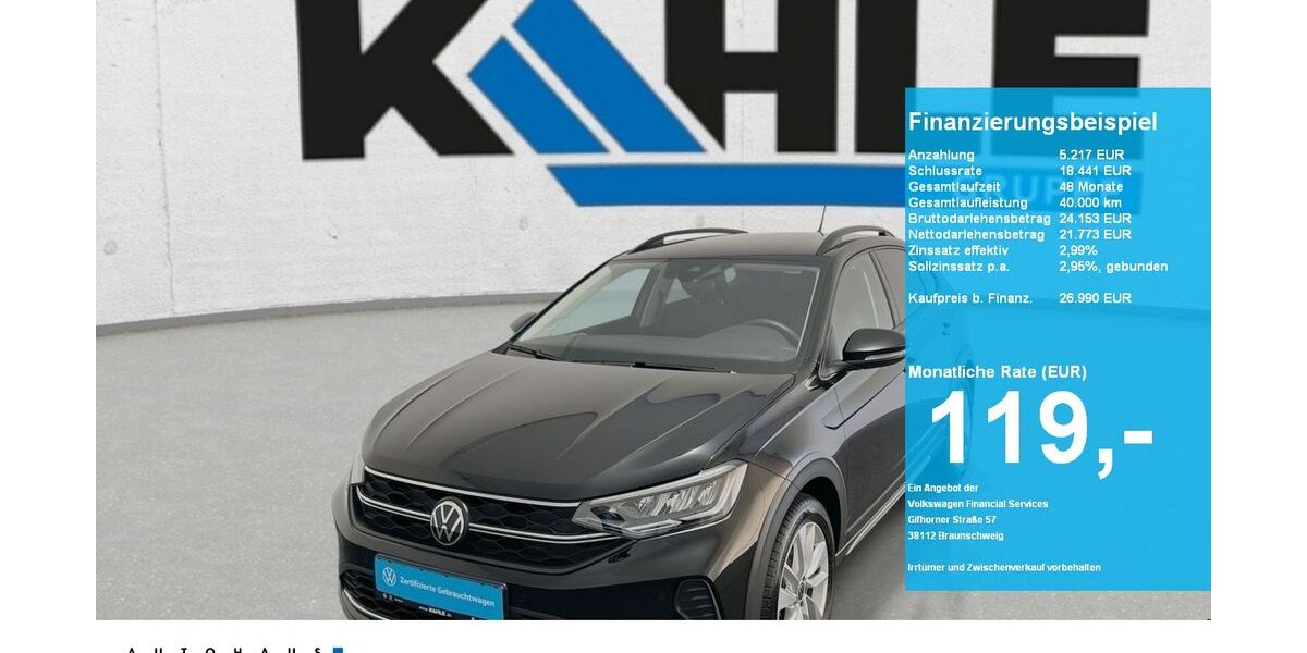 VW Taigo 11.806 km 26.990 &euro; Wunstorf 31515