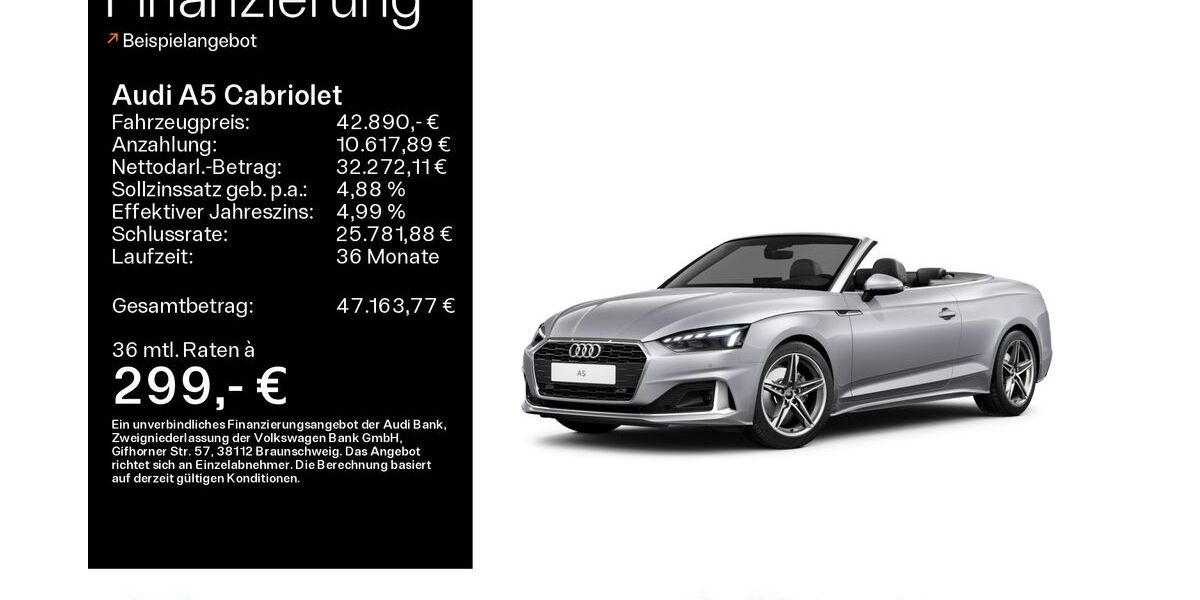 Audi A5 8.089 km 42.890 &euro; Oberursel 61440