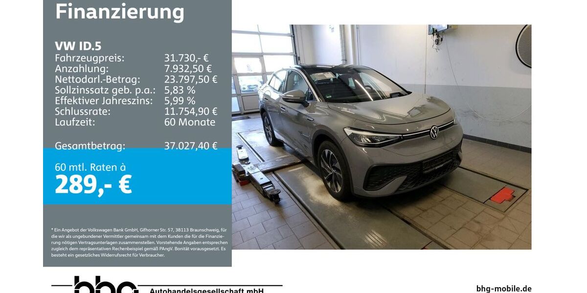 VW ID.5 44.980 km 31.730 &euro; Rottweil 78628