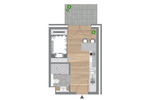 Etagenwohnung Meppen - 1 Zimmer, 24 m&sup2;, 780&euro; | Angebot:23903870