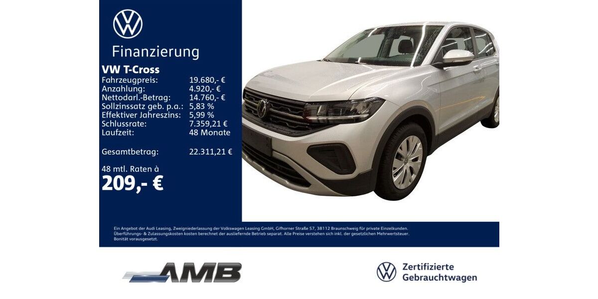 VW T-Cross 10.770 km 19.680 &euro; Borna 04552