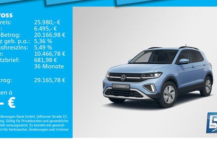 VW T-Cross 3.894 km 25.980 &euro; München 80935