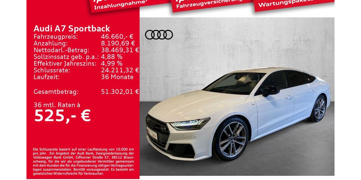 Audi A7 48.389 km 46.660 &euro; Leipzig 04129