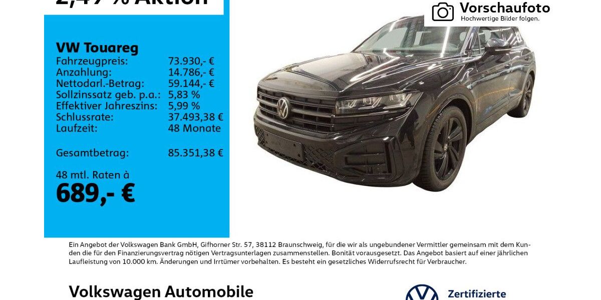 VW Touareg 11.879 km 73.930 &euro; Leipzig 04277