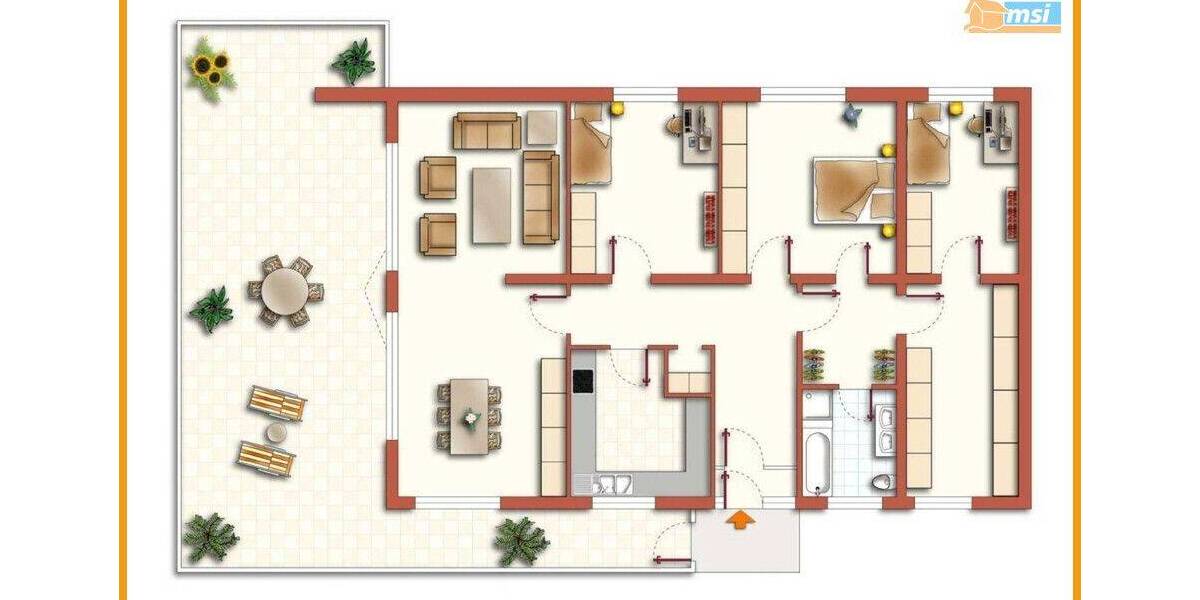 Etagenwohnung Schwalmstadt / Treysa Treysa - 4 Zimmer, 118 m&sup2;, 159.900&euro; | Angebot:26862986