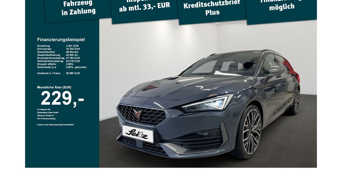 Cupra Leon 39.610 km 26.699 &euro; Kempten 87437