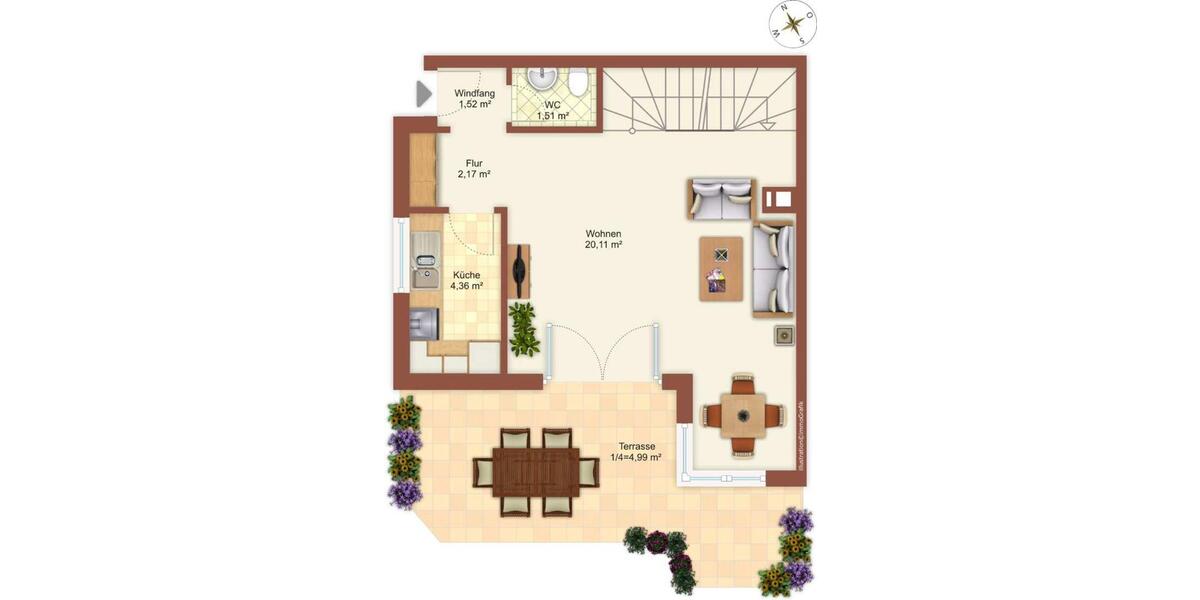 Einfamilienhaus München Trudering-Riem - 3.5 Zimmer, 88 m&sup2;, 630.000&euro; | Angebot:25085087