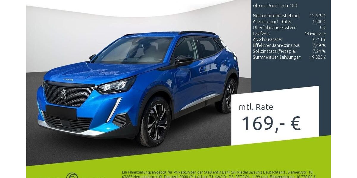 Peugeot 2008 50.072 km 16.889 &euro; Bocholt 46395