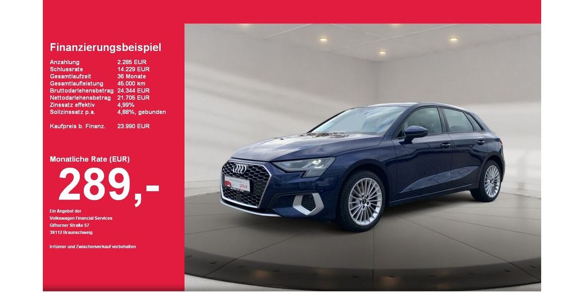 Audi A3 18.900 km 21.890 &euro; Landau 76829