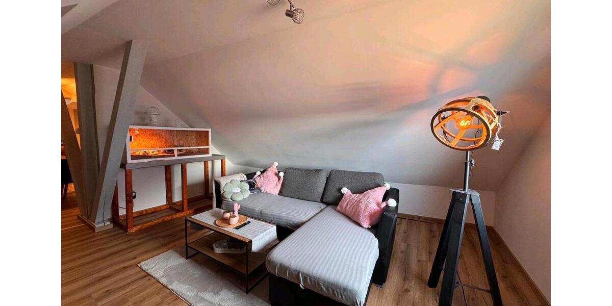 schöne Dachgeschoss Wohnung. 2 zimmer