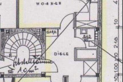 Wohnung 60 m2 mit Balkon 2 ZiKDB