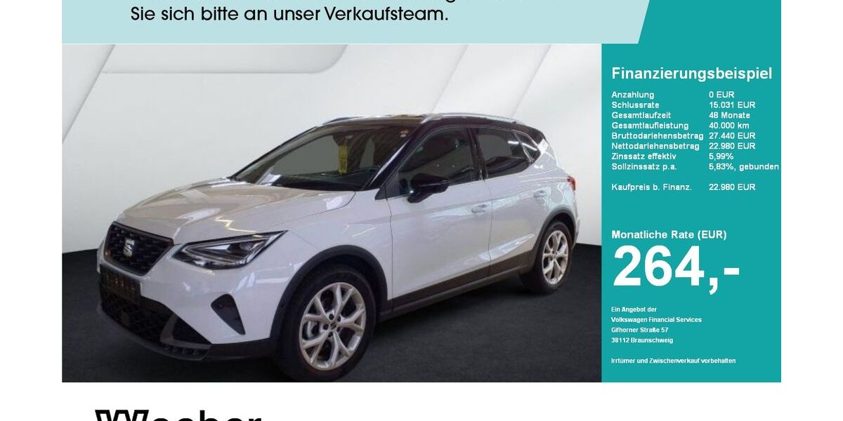 Seat Arona 15.159 km 22.880 &euro; Herrenberg 71083