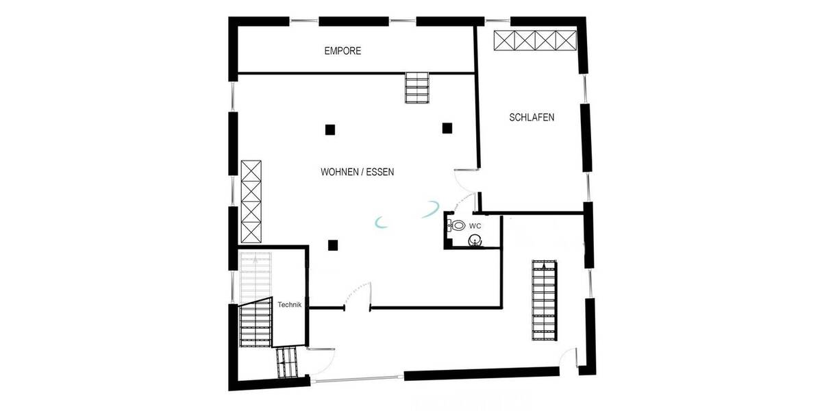 Etagenwohnung Schwäbisch Hall - 2 Zimmer, 81 m&sup2;, 185.000&euro; | Angebot:25675800